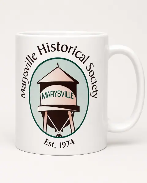 Marysville Historical Society coffee mug
