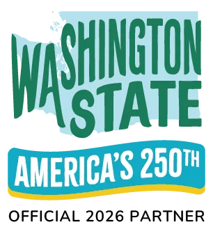Washington State America's 250th Official 2026 Partner logo